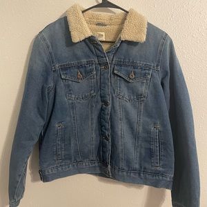 True Craft Denim Sherpa Jacket